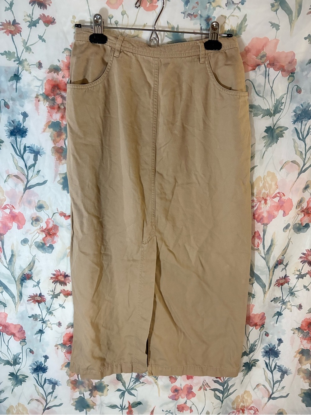 Vintage Charter Club Beige Midi Skirt